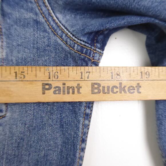 Lucky Brand Jacket Womens SZ S Denim Jean Tomboy Trucker Distressed Classic - Picture 10 of 13